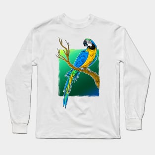 Ara Bird on square Long Sleeve T-Shirt